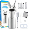 SWISSTON Whipped Cream Dispenser 500ml/1 Pint - Aluminum Cream Whipper & Whipping Siphon for Cold Foam, Coffee & Desserts